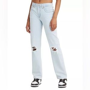 Low Pro Classic Straight-Leg High Rise Jeans